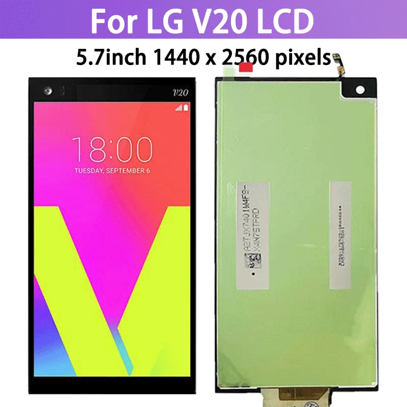 5.7“High Quality For LG V20 LCD VS995 VS996 LS997 H910 Display Touch Screen Digitizer Panel Assembly Replacement Repair Parts LG phone repair parts