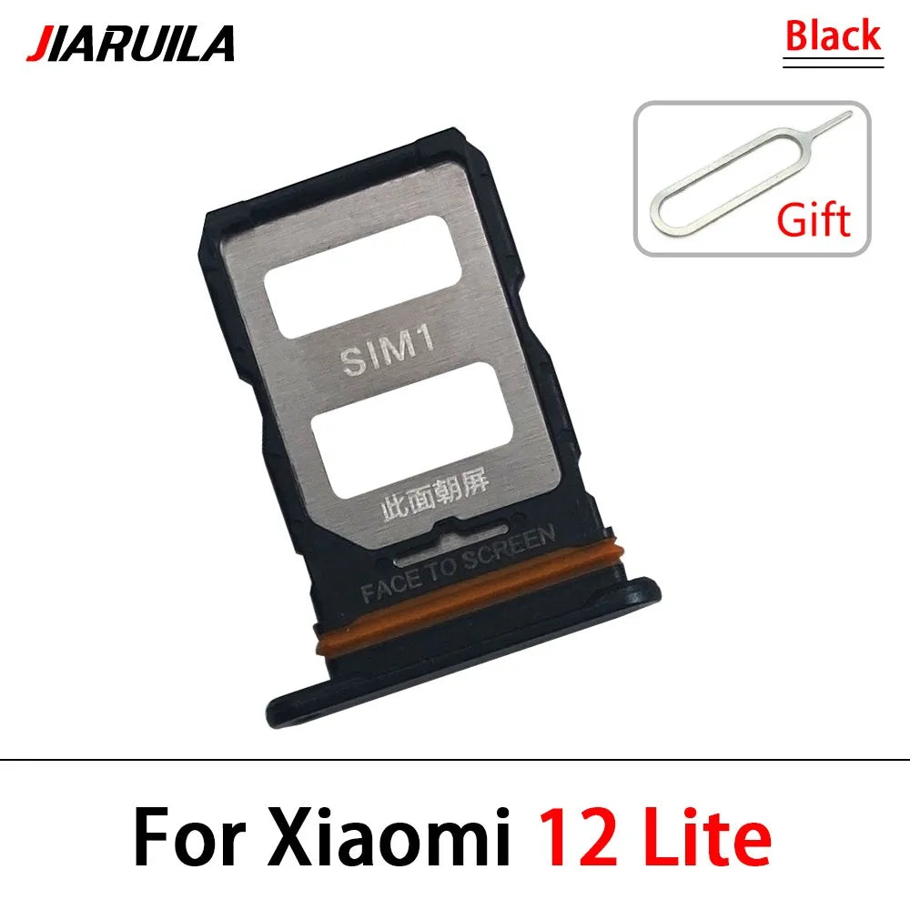 New For Xiaomi Mi 12 12T Pro 12 Lite 12s SIM Card Slot SD Card Tray Holder Adapter Replacement Parts  Xiaomi  Xiao mi phone repair parts