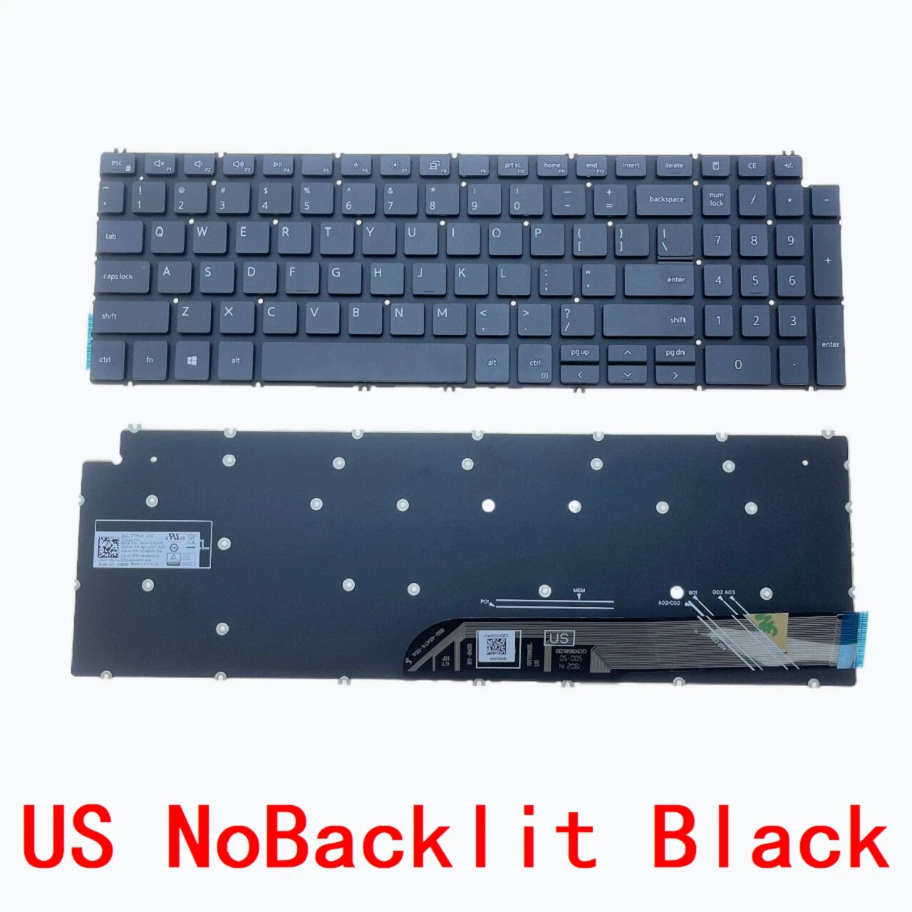US RU SP BR Backlit Keyboard For Dell Latitude 3510 P101F Vostro 5501 5502 P102F 5590 P88F Inspiron 7500 7501 7506 7590 7591Dell laptop repair parts