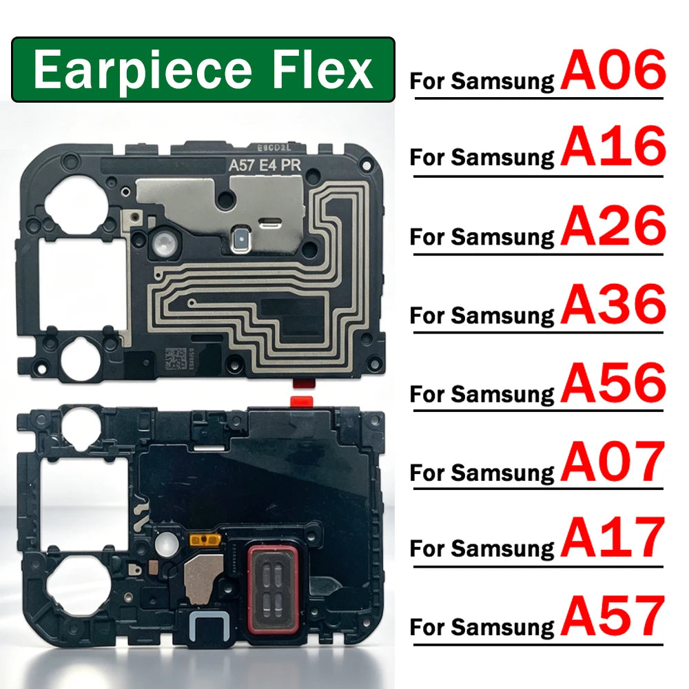 Front Top Earpiece Earphone Ear Speaker Sound Receiver For Samsung A06 A16 A26 A56 A07 A17 A37 4G 5G Samsung phone repair parts
