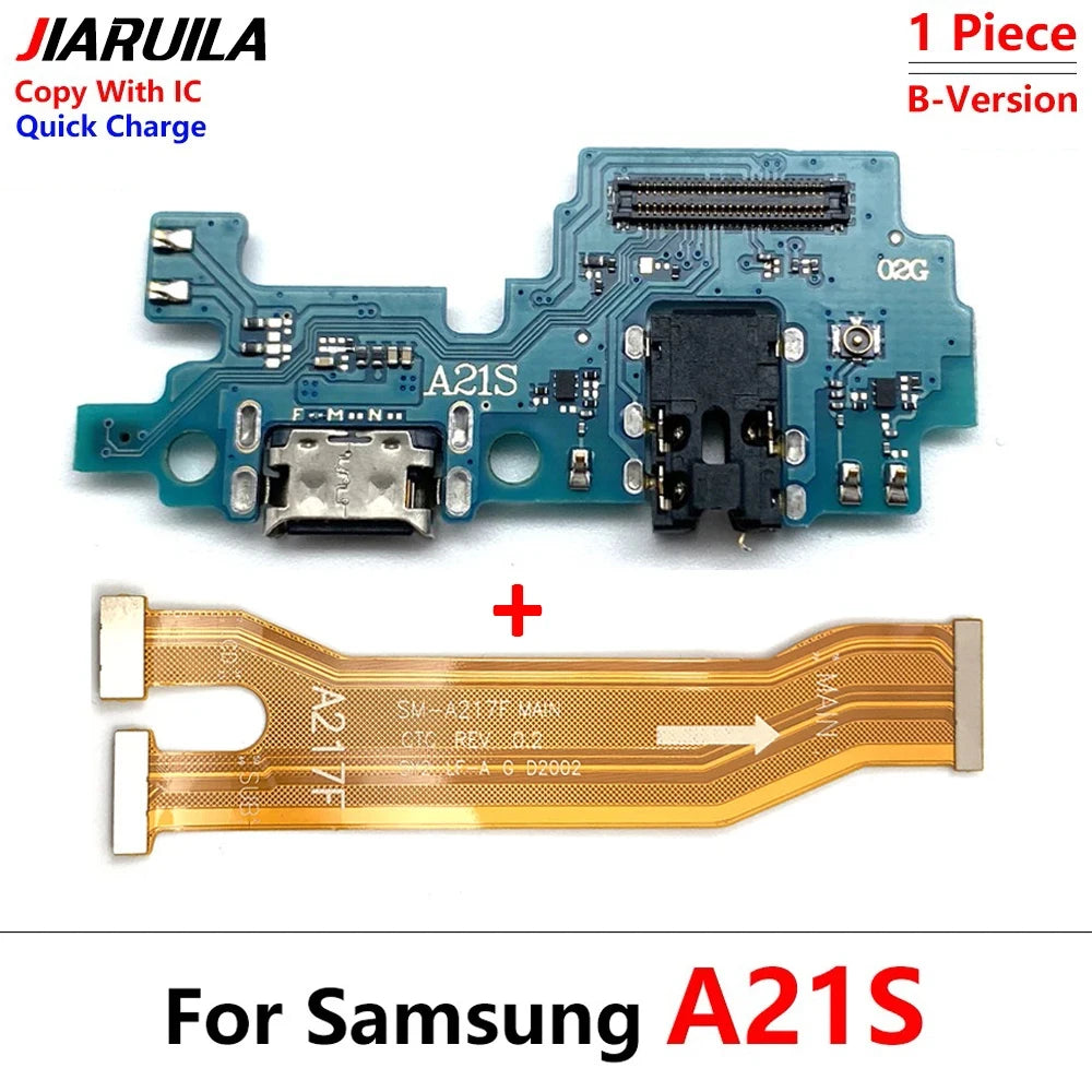 USB Charging Port Dock Charger Connector Main Board Flex Cable For Samsung A10 A20 A30 A50 A70 A31 A51 A71 A10s A20s A30s A21s Samsung phone repair parts