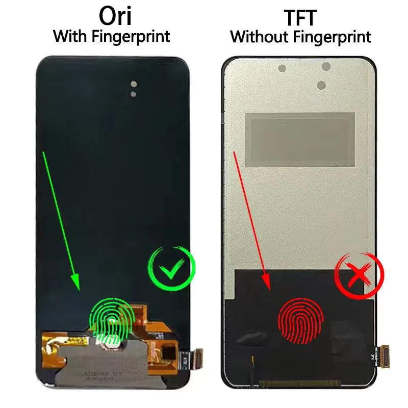 Super AMOLED for Oppo Reno Lcd Display + Touch Screen Digitizer Assembly for Oppo Reno PCAM00 PCAT00 CPH1917 LCD Screen  Oppo phone repair parts