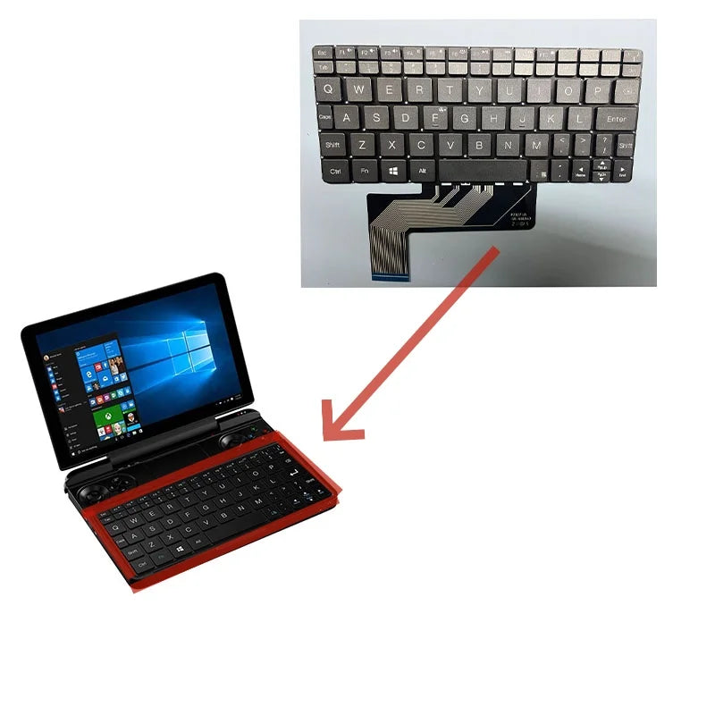 Brand new  for GPD win max keyboard and laptop keyboard GPD Accessories Game console repair parts
