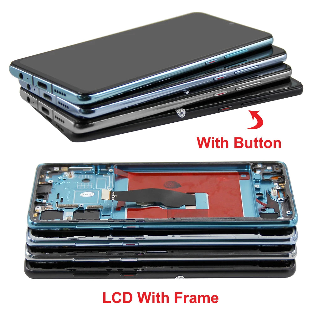 TFT For Huawei P30 LCD Display ELE-L29 ELE-L09 ELE-L04 Screen Touch Digitizer Assembly Replacement Parts With Frame LCD Display HUAWEI phone repair parts