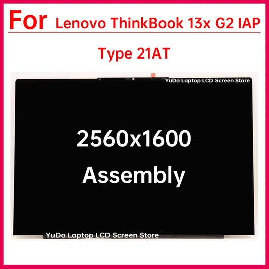 13.3" Touch Screen For Lenovo ThinkBook 13x G2 IAP Type 21AT LCD Display Digitizer + With Frame Assembly Replacement 2560x1600 Lenovo laptop repair parts