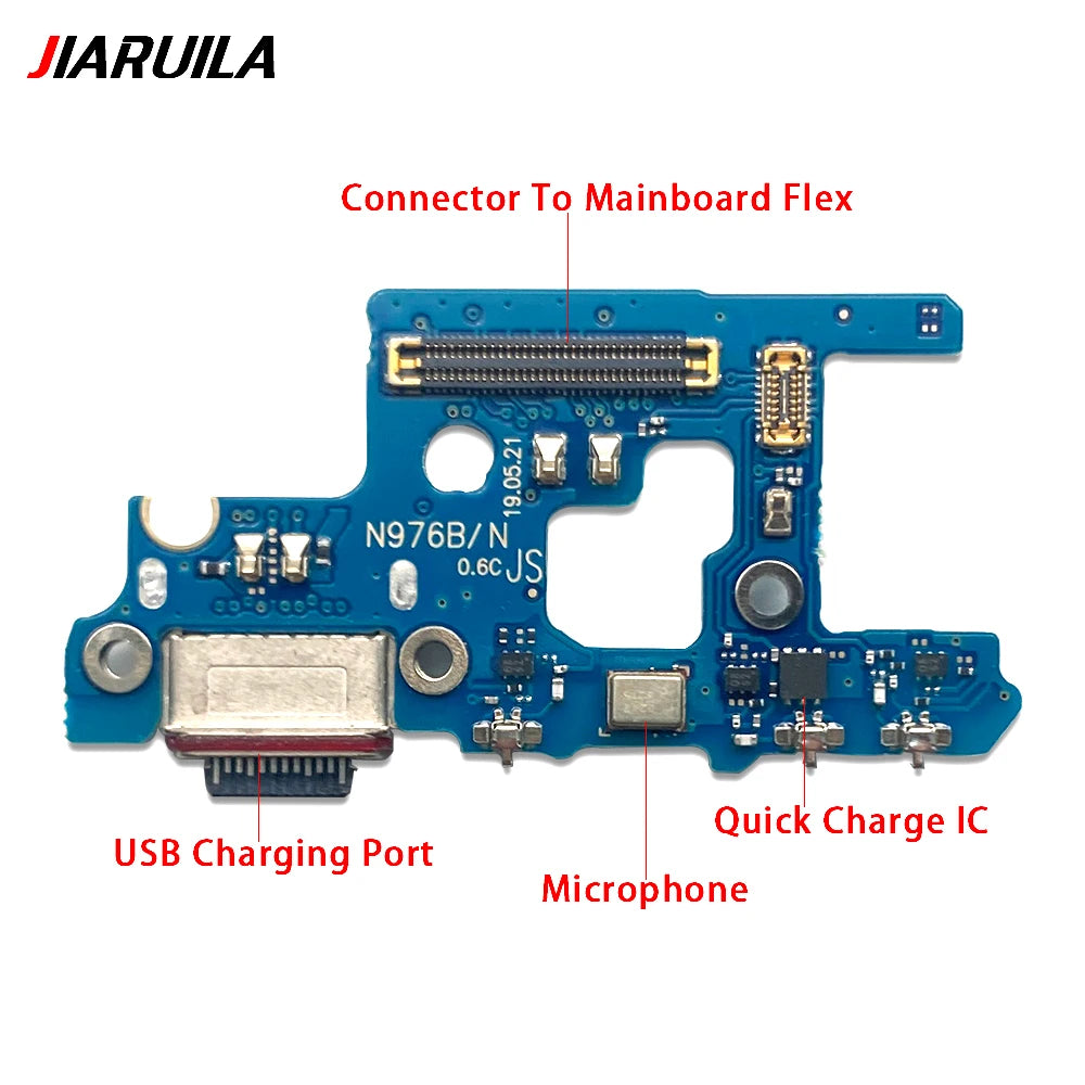 For Samsung Note 10 Plus Lite S20 Plus Ultra S981B S986B S988B N976F USB Charging Port Dock Charger Connector Board Flex Cable Samsung phone repair parts