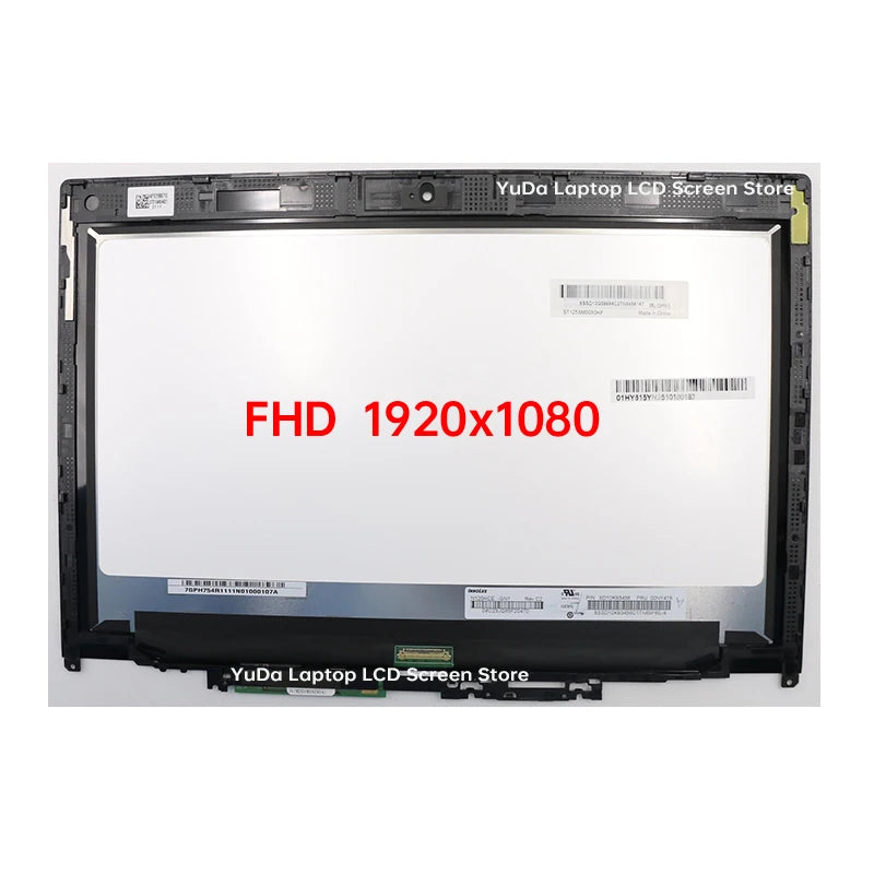 12.5" Laptop LCD Touch Screen For Lenovo ThinkPad Yoga 260 Type 20FD 20FE 20GS 20GT Display Digitizer+Frame Assembly Replacement Lenovo laptop repair parts