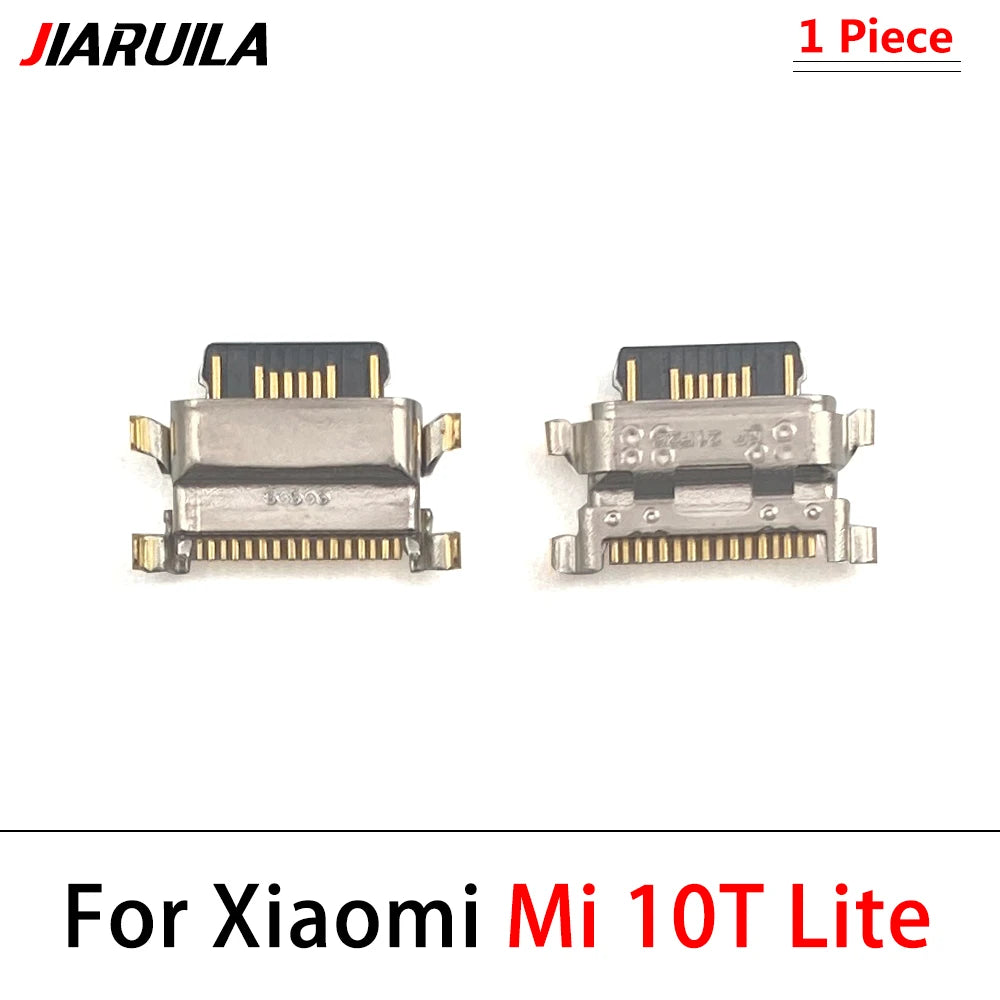 10Pcs, New For Xiaomi Mi 8 9 Se 9T 10 10T 11 11T 12 Lite Pro Mi A1 A2 A3 Micro USB Connector Charger Charging Port Jack Plug Xiaomi  Xiao mi phone repair parts