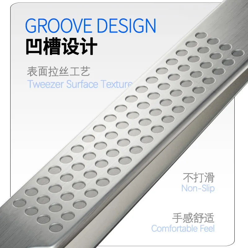 Aax-17 Stainless Steel Tweezers for Chip Tin Planting Anti-Corrosion High Hardness Jump Wire Clamping Repair Tweezers Tools set Professional Repair Tools