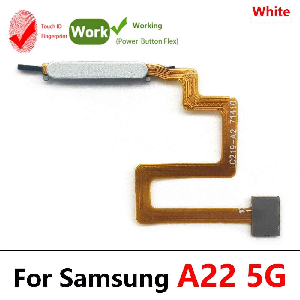 New Fingerprint For Samsung A22 A32 4G 5G ID Home Button Fingerprint Menu Return Key Recognition Sensor Flex Cable Samsung phone repair parts
