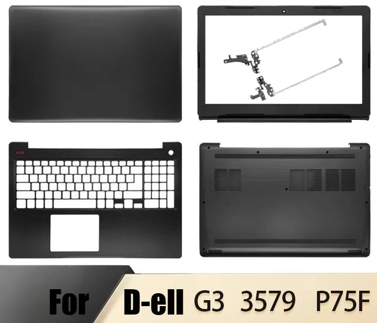 Cover Case for Dell G3 3579 15PD 15PR 15GD P75F LCD top back housing cover bezel frame bottom case hinge upper palmrest Shell Dell laptop repair parts