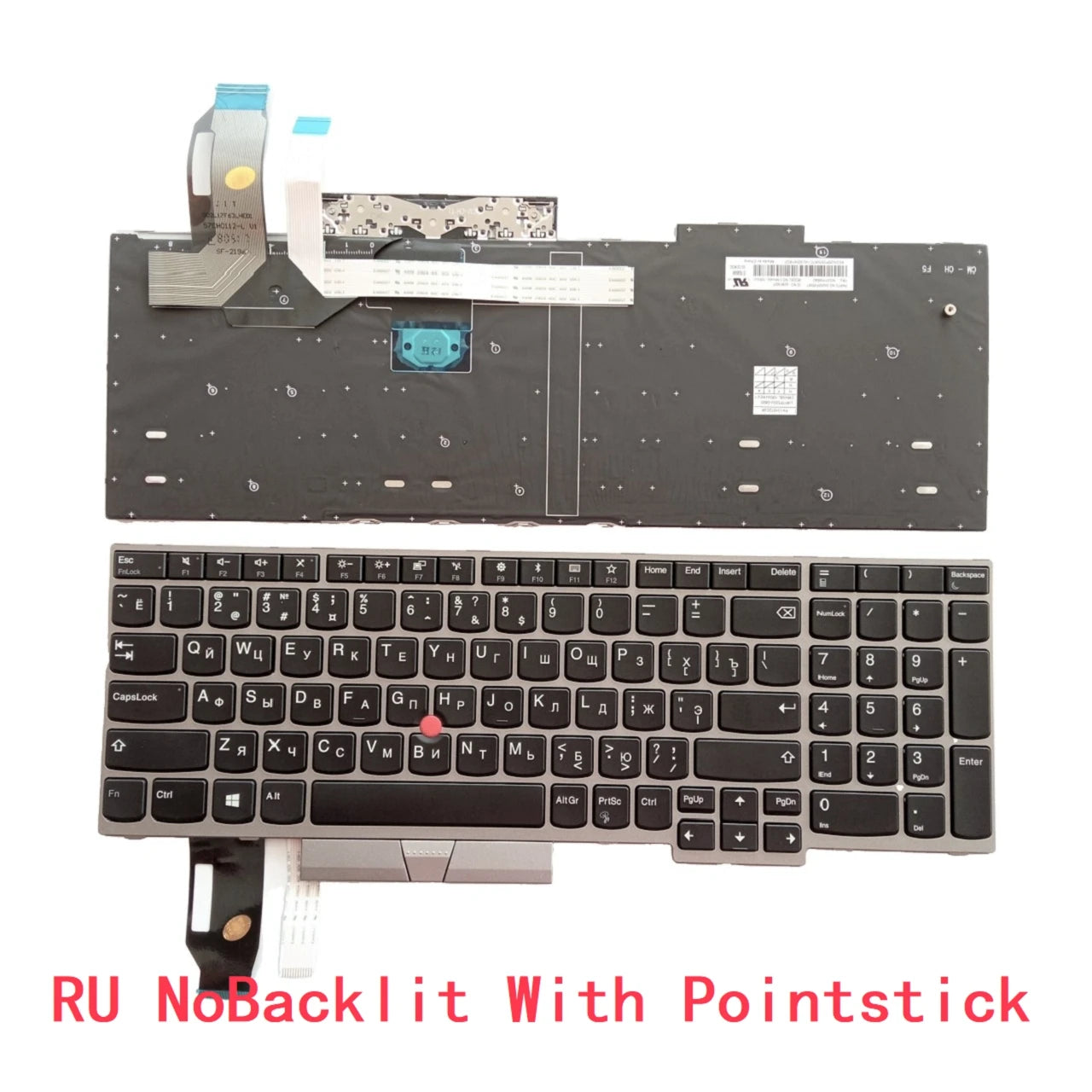 New US Russian Spanish Latin Arab Brazil Backlit Keyboard For Lenovo Thinkpad E580 E585 E590 E595 T590 L580 L590 P52 P72 P53 P73 Lenovo laptop repair parts