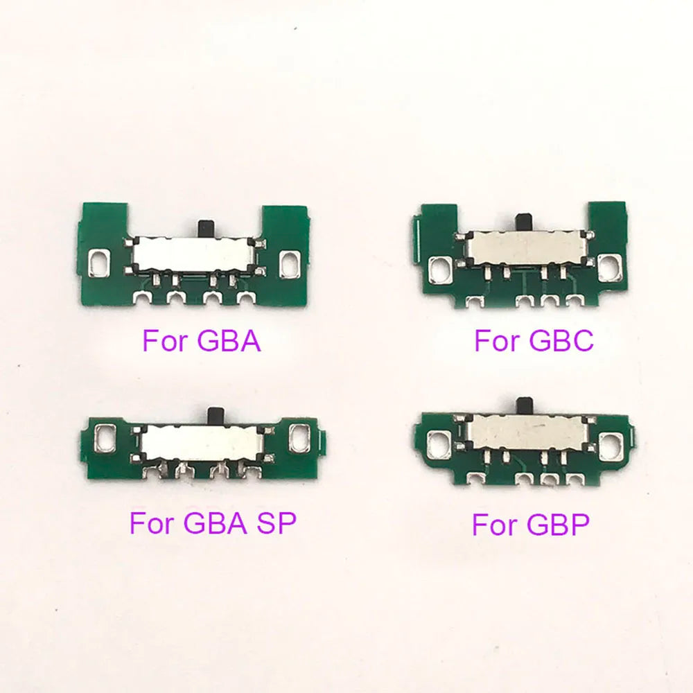 1-5pcs For GBA / GBC / GBP / GBA SP Power ON OFF Power Switch Button for GBA Game Boy Advance & Color & Pocket & SP Game Console Game console repair parts