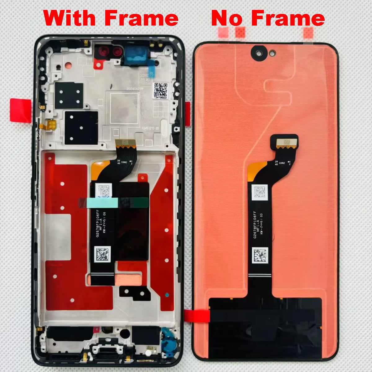 6.7"Original For Huawei Honor 200/honor 200Pro LCD Display Screen Touch Digitizer For Honor 200 ELI-AN00 /200 Pro ELP-AN00 Frame  OnePlus phone repair parts