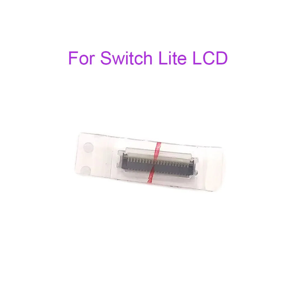 20PCS Original LCD Screen Display Connector Socket Replacement Part For NS Switch/Lite/Oled Port Jack Repair Game console repair parts