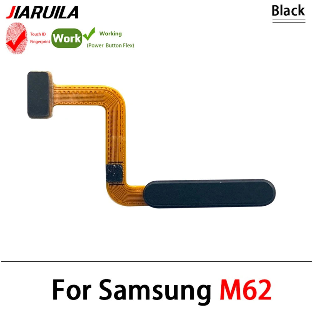 Home Button FingerPrint Touch ID Sensor Flex Cable For Samsung M22 M52 M62 M23 M14 M51 M31s 4G 5G Replacement Parts Samsung phone repair parts