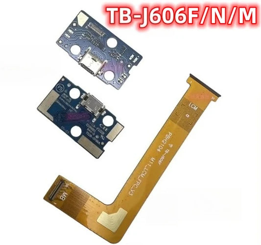 USB Charging Port Connector Plug Jack Charge Dock Board Flex Cable For Lenovo Tab TB-J606F/N/M cable repair parts Lenovo tablet repair parts