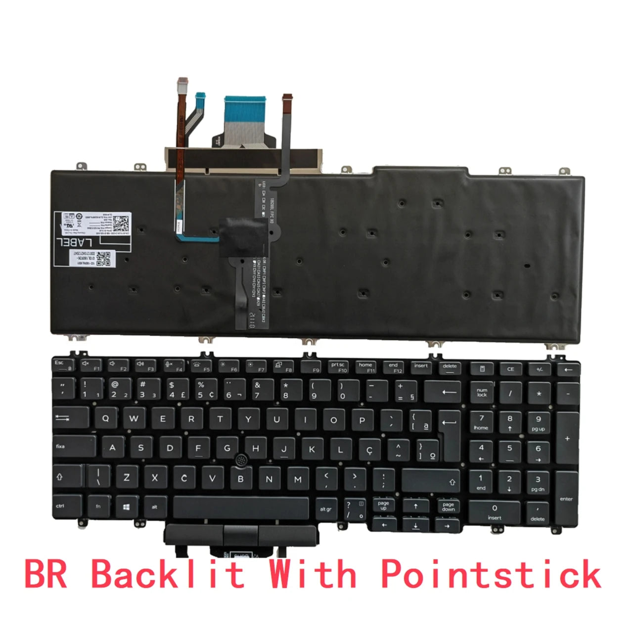 New US Spanish Latin Brazil Laptop Backlit Keyboard For Dell Latitude 5500 5501 5510 5511 Precision 3500 3501 3540 3541 0XPYPVDell laptop repair parts