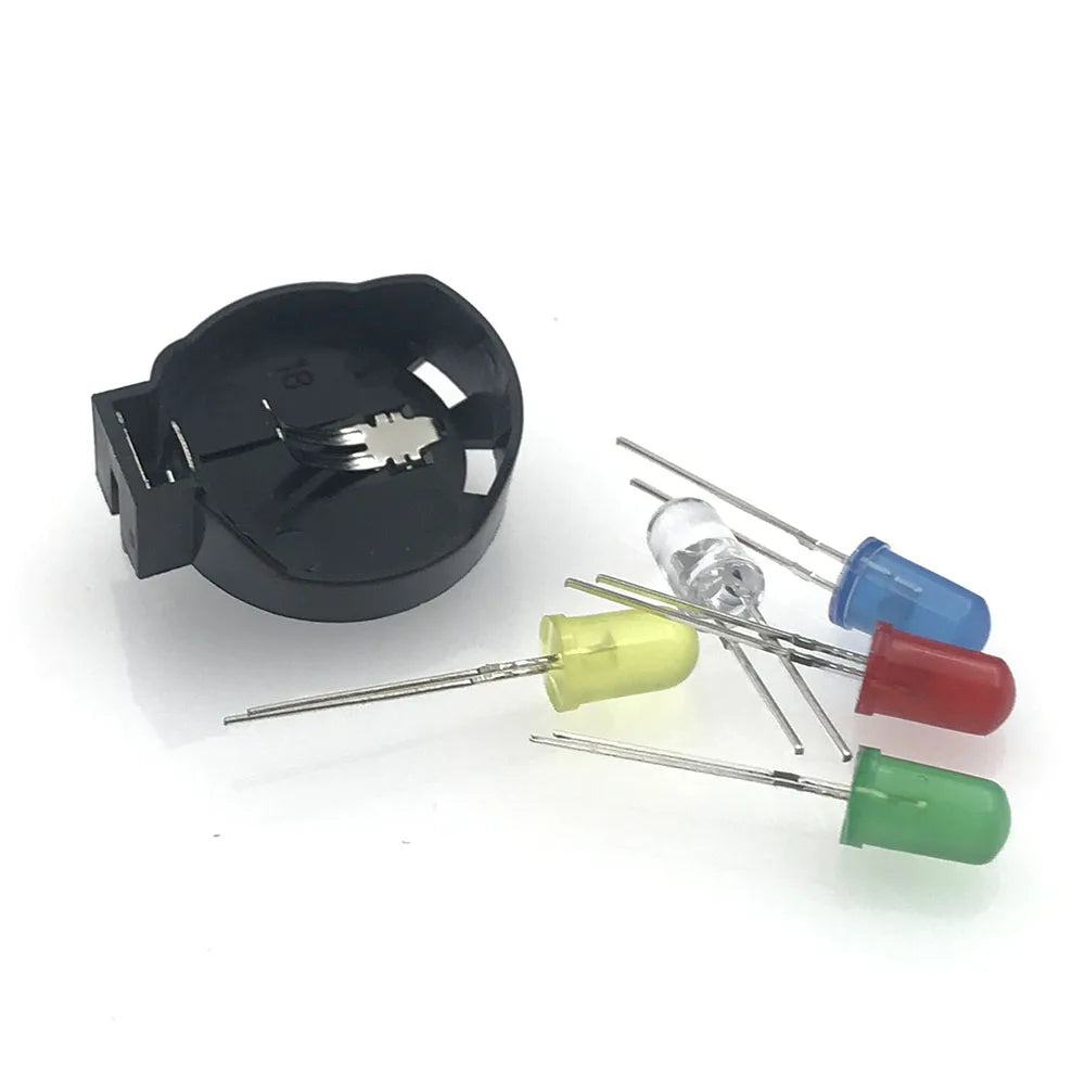 Color Power LED Kit Capacitor Battery Holder Kit For Nintendo GameCube For NGC Battery Upgrade Game console repair parts