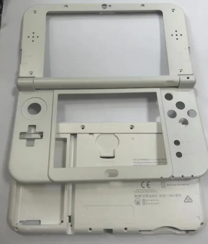 Middle Housing Shell Hinge Part Bottom Middle Shell Battery Cover Case Blue Gray Case For NEW 3DS XL NEW3DS XL LL Game console repair parts