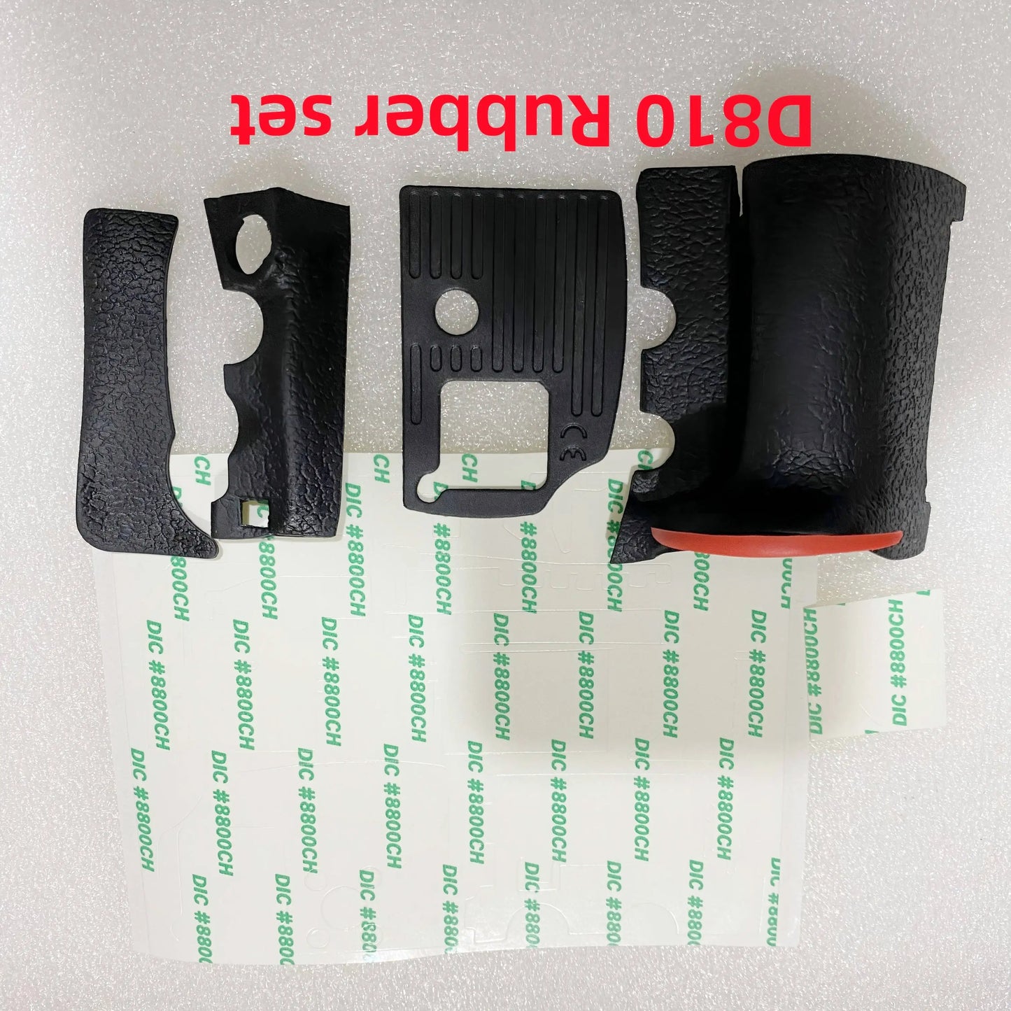 New Rubber Set for Nikon D810 Camera Body Rubber Hands Grip Bottom Rubber Side Left Rubber and Thumb Rubber Repair Parts Digital Camera repair parts