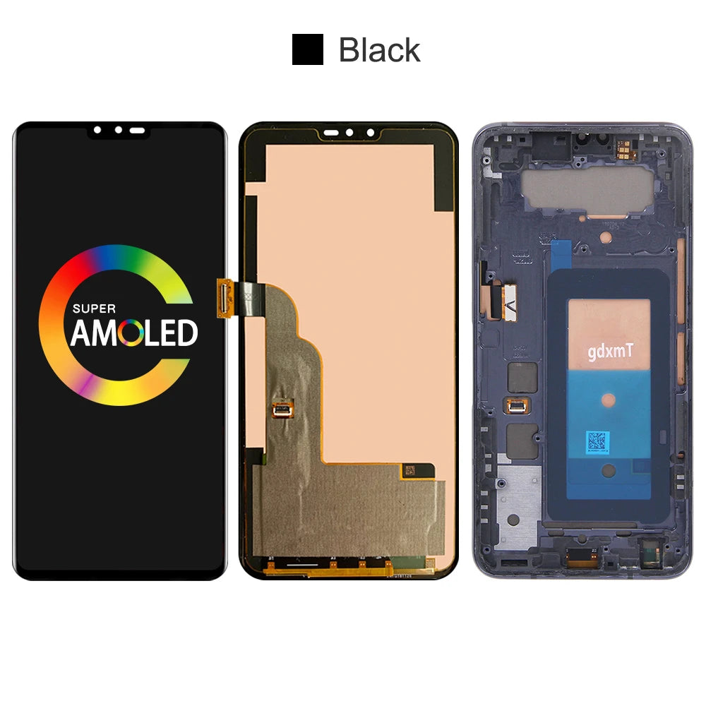 6.4" OEM  For LG V50 ThinQ 5G LCD V500 V500N V500EM Display Touch Screen Digitizer For LG V50 LCD With Frame 100% Tested LG phone repair parts