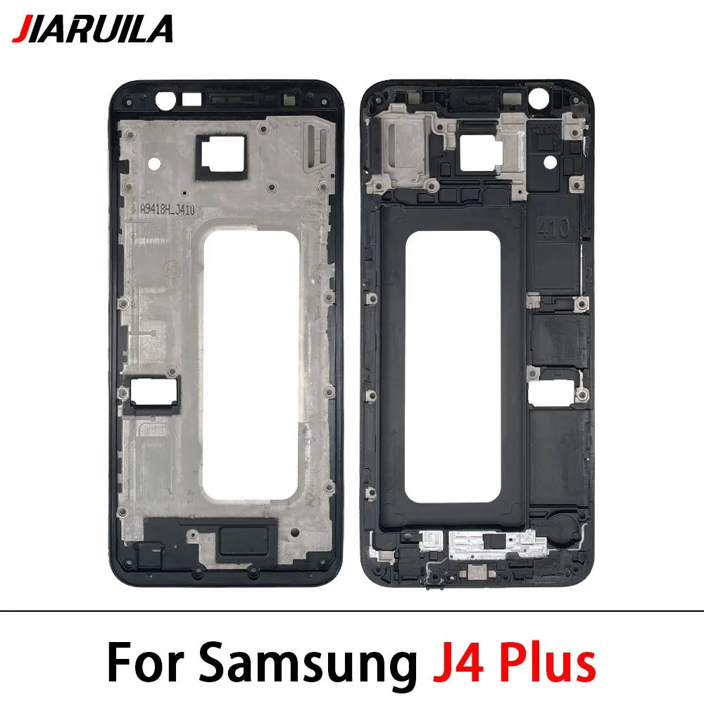 Middle Frame Front Bezel Cover Chassis Housing Back Plate LCD Holder For Samsung J4 J5 J6 J7 Prime Plus Core 2017 J530 J730 J610 Samsung phone repair parts