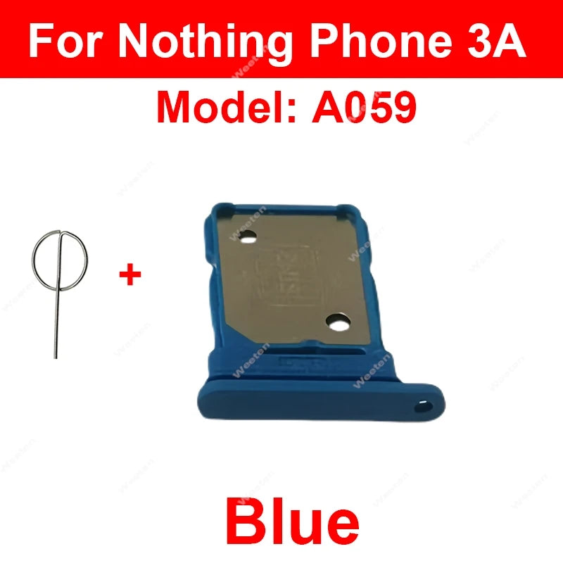 Sim Card Tray Socket Adapter For Nothing Phone 1 2 2A 3A CMF Phone 1 Sim Card Reader Slot Connector Holder Repair Parts  Other Brand phone repair parts