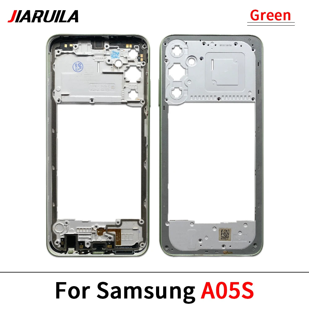 New For Samsung A15 4G A155F / A15 5G A156B / A05 / A05s / A25 5G Housing Middle Frame Bezel Middle Plate Cover Samsung phone repair parts