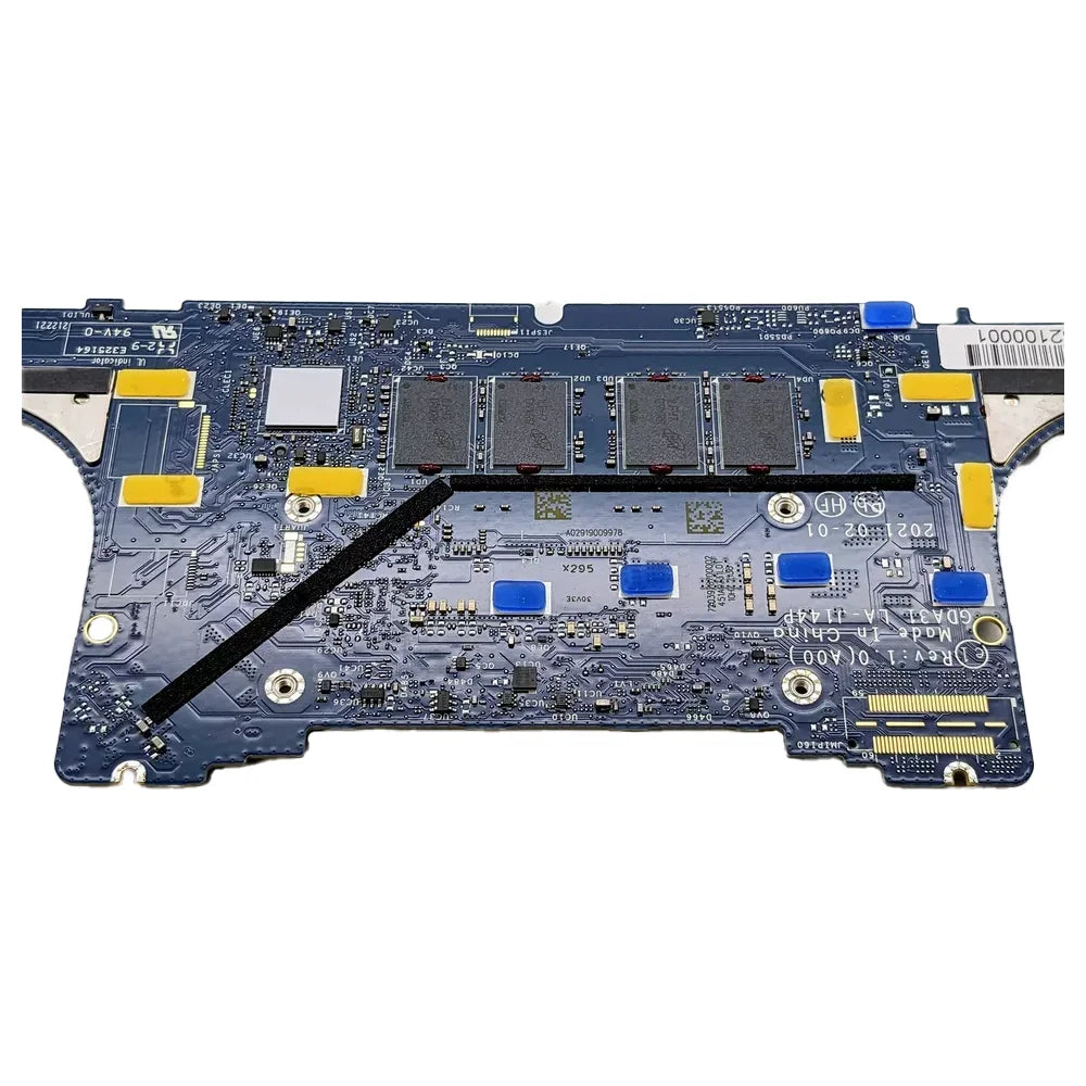 Laptop Motherboard for DELL XPS 13 9310  LA-J143P With CPU I3-1145G4 I5-1135G7 I7-1165G7 I7-1185G7 RAM 8/16/32G FRU:0THX8P 41XJ5 Dell laptop repair parts