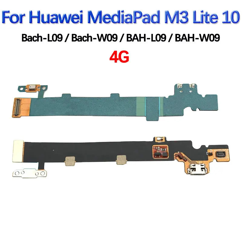 New Dock Connector Charger For Huawei MediaPad M3 Lite 10 Bach-L09/Bach-W09/BAH-L09/BAH-W09 USB Charging Port Flex Cable Ribbon Tablet repair parts