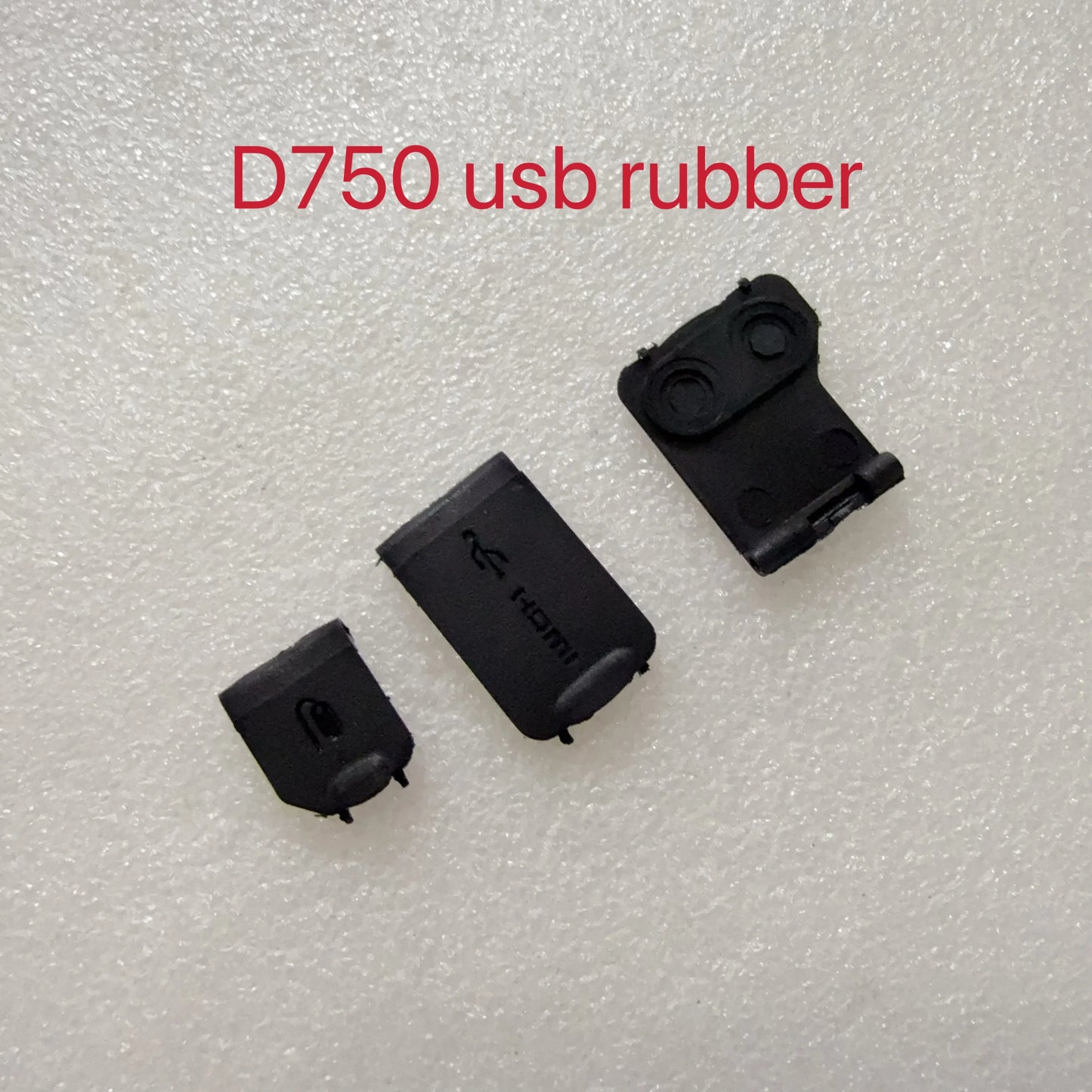 NEW For Nikon D750 MIC / HDMI / USB Rubber Camera Repair Part  Digital Camera repair parts