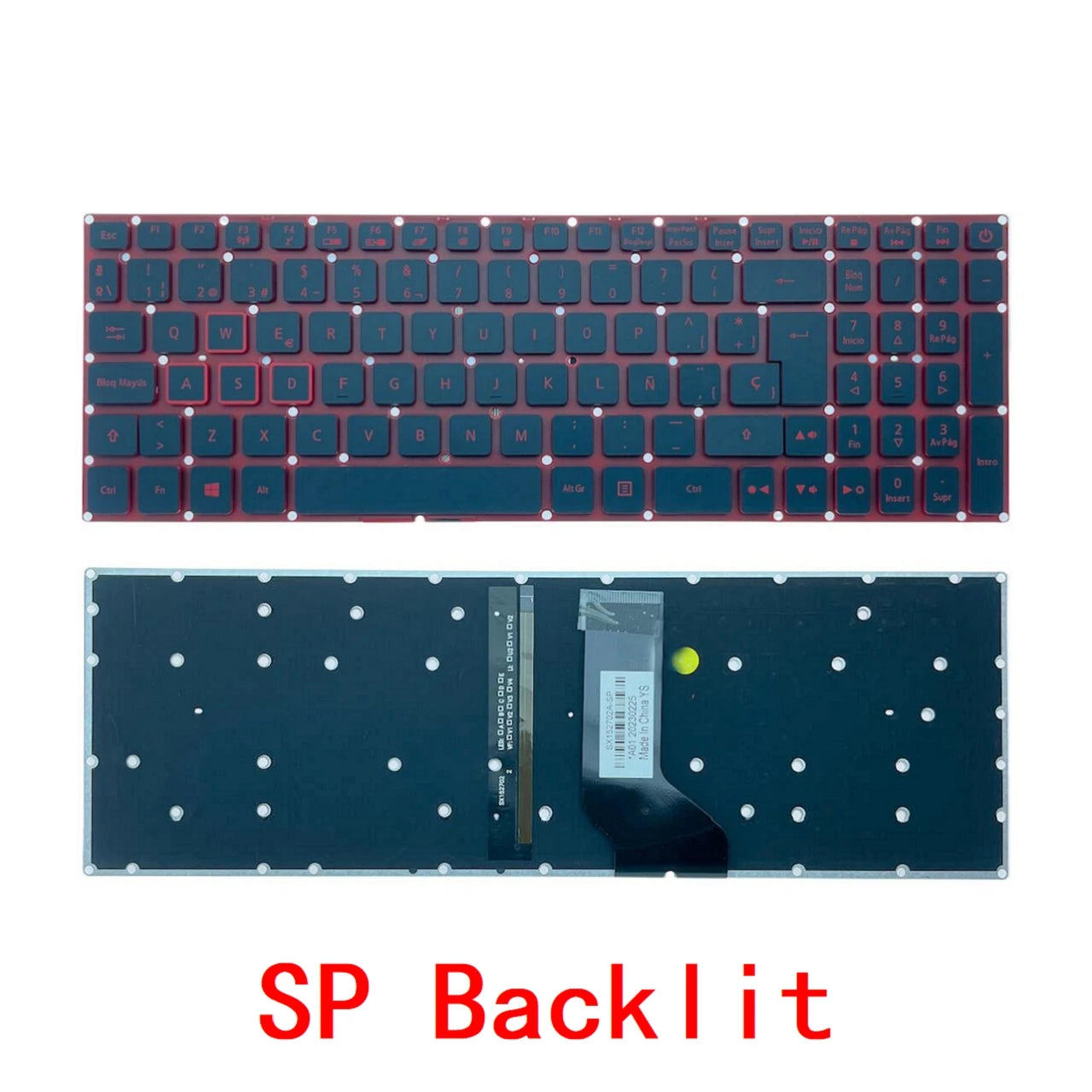 New US Russian Spanish Brazil Backlit Keyboard For Acer Nitro 5 AN515 AN515-51 AN515-52 AN515-53 AN515-41 AN515-42 AN515-31 Acer laptop repair parts