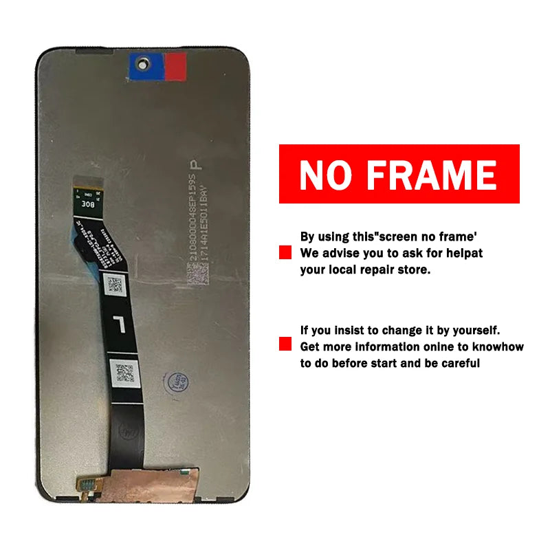 6.72'' High Quality For Motorola Moto G57 LCD XT2537-2 Display Touch Panel Digitizer Assembly For Moto G57 LCD Replacement Motorola phone repair parts