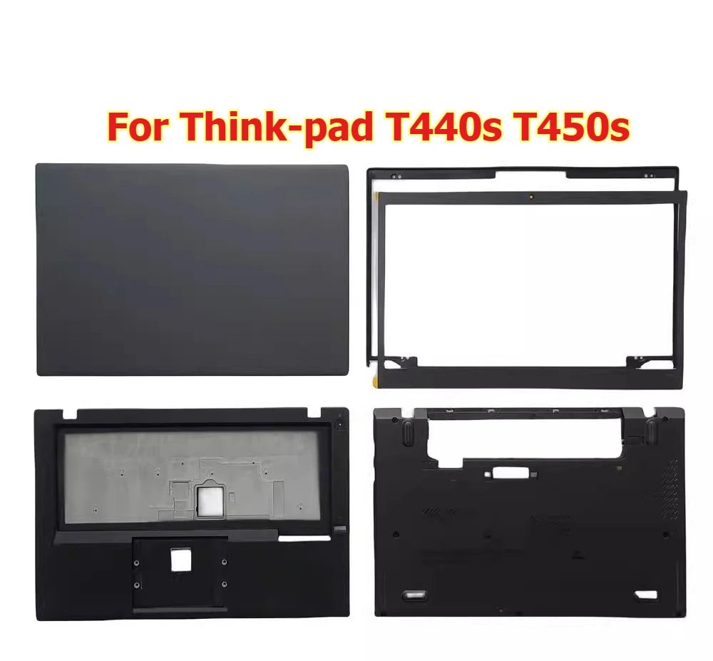 Cover case for Thinkpad T440s T450s upper lcd back housing bezel palmrest topcase shell hinge bottom cover Lenovo laptop repair parts