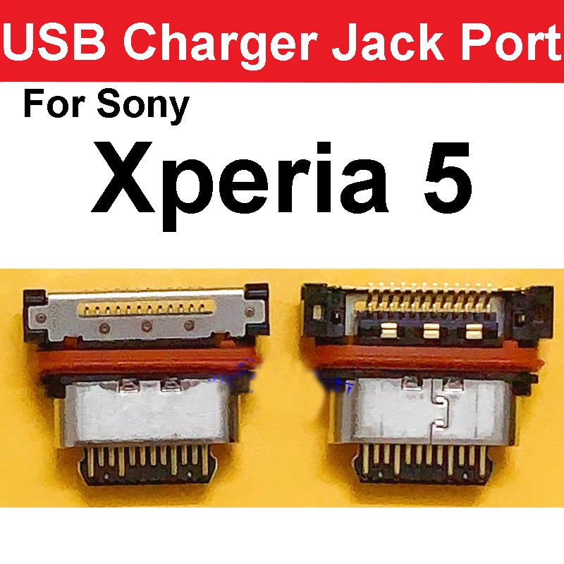 Micro USB Charging Port For Sony Xperia 1 5 8 10 10 Plus Xperia 1 II 5 II 10 II Mini Tpye C USB Charger Dock Connector Parts Sony phone repair parts