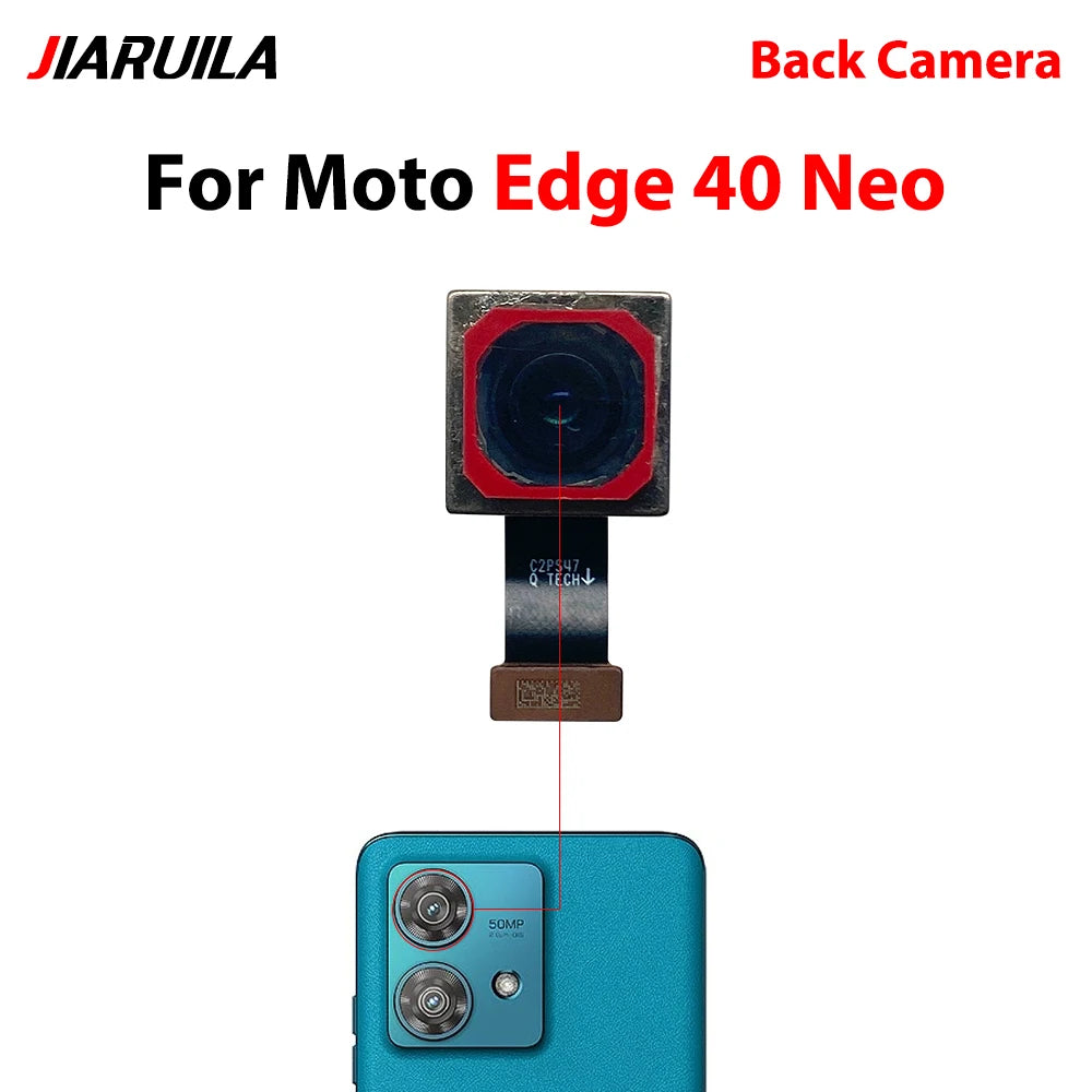 Front Camera Flex Front Back Rear Camera Module Flex Cable For Motorola Moto Edge 20 30 40 50 Neo Fusion Lite Pro Motorola phone repair parts