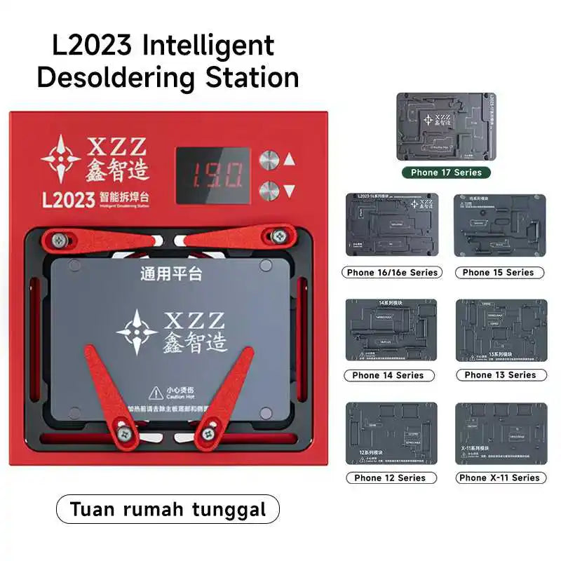 Xinzhizao XZZ L2023 Preheater Desoldering Station for iPhone X - 17PM Android Dot Matrix Motherboard Chip Soldering Repair tools Professional Repair Tools