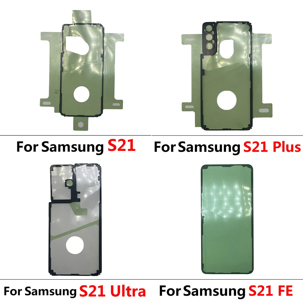 Back Battery Sticker Adhesive For Samsung S8 S9 S10 S20 S21 S22 Plus Ultra Fe Waterproof Back Cover Sticker Samsung phone repair parts