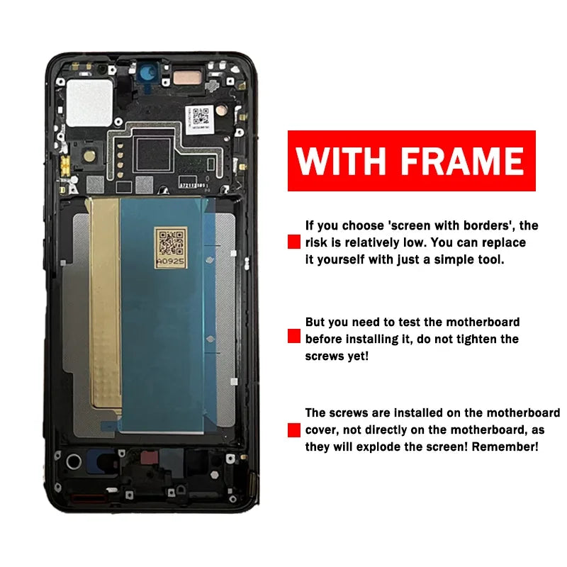 6.67"AMOLED For Xiaomi Poco F6 Pro F6Pro lcd Display Touch Panel Screen Digitizer 23113RKC6G Display Replacement Parts Xiaomi phone repair parts