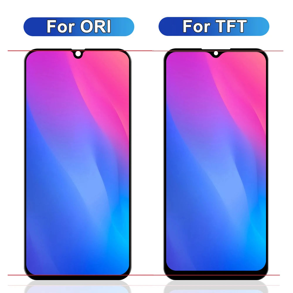 AMOLED A40 Display Screen, For Samsung Galaxy A40 A405 A405F A405S LCD Display Digital Touch Screen with Frame Replacement Samsung phone repair parts