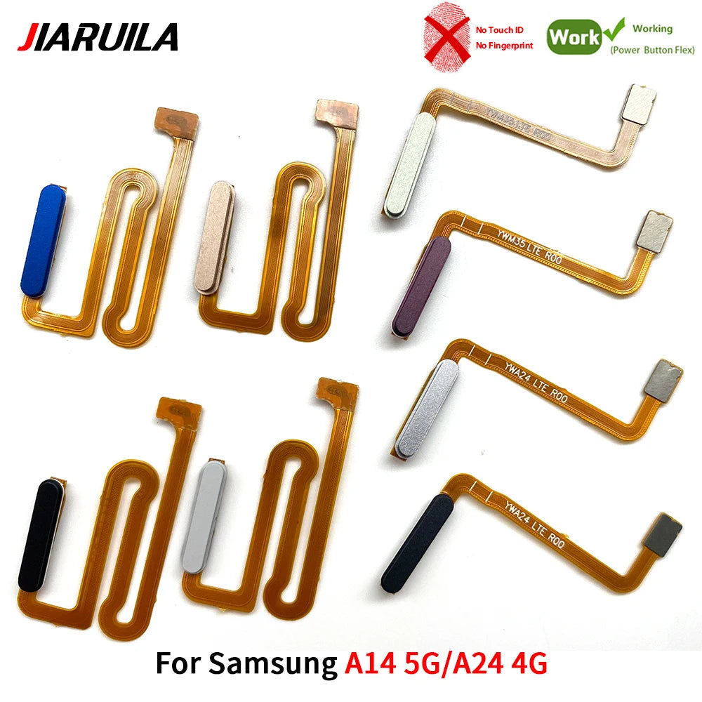 New Fingerprint Sensor Home Return Key Menu Button Flex Cable For Samsung A04s A13 A14 A24 A34 A54 4G 5G Samsung phone repair parts