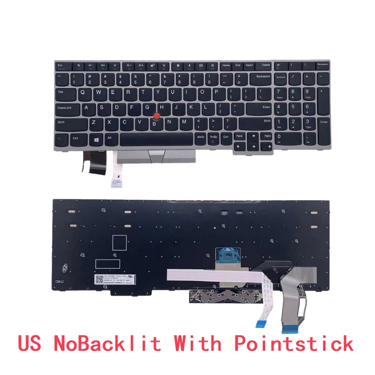 New US Russian Spanish Latin Arab Brazil Backlit Keyboard For Lenovo Thinkpad E580 E585 E590 E595 T590 L580 L590 P52 P72 P53 P73 Lenovo laptop repair parts