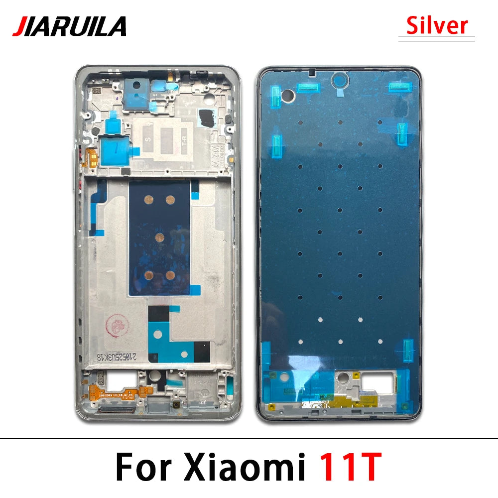 Housing Middle Frame Bezel Plate Cover For Xiaomi Mi 11T / Mi11T Pro Black / Silver  Xiaomi  Xiao mi phone repair parts