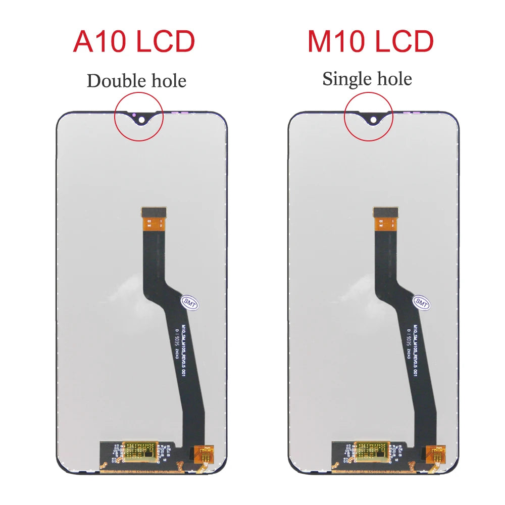 6.2" Screen for Samsung Galaxy A10 A105 A105F A105G A105M Lcd Dispaly Touch Screen with Frame for Samsung Galaxy M10 M105 M105F Samsung phone repair parts