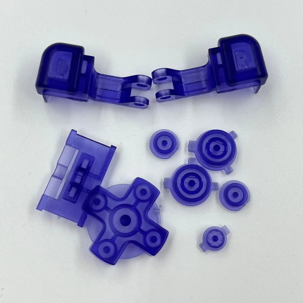 1-5sets Replacement Clear A B, L R, D-PAD Buttons for Nintendo Gameboy Advance SP GBA SP Game console repair parts