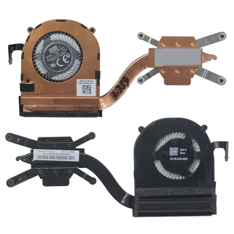 New Original For CPU Cooling Fan Heatsink Radiator Laptop Lenovo ThinkPad X1 Yoga 2nd Gen 3rd 01AX830 01AX999 01AY917 01AY918 Lenovo laptop repair parts