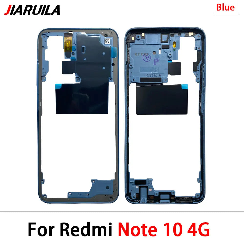 10Pcs/Lot,  New For Xiaomi Redmi Note 10 / Note 10s / Note 10 Pro Middle Frame Bezel Middle Plate Replacement Parts  Xiaomi  Xiao mi phone repair parts