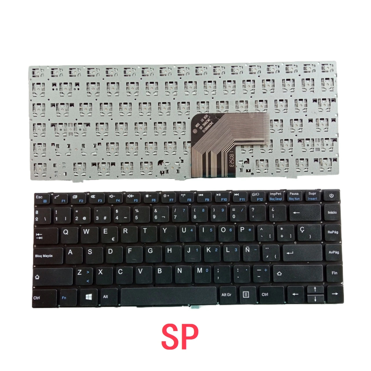 New US Russian Spanish Laptop Keyboard For Prestigio 133S01 JM290 K649 YJ-522 YXT-NB93-54 52 NB91-25 MB2904005