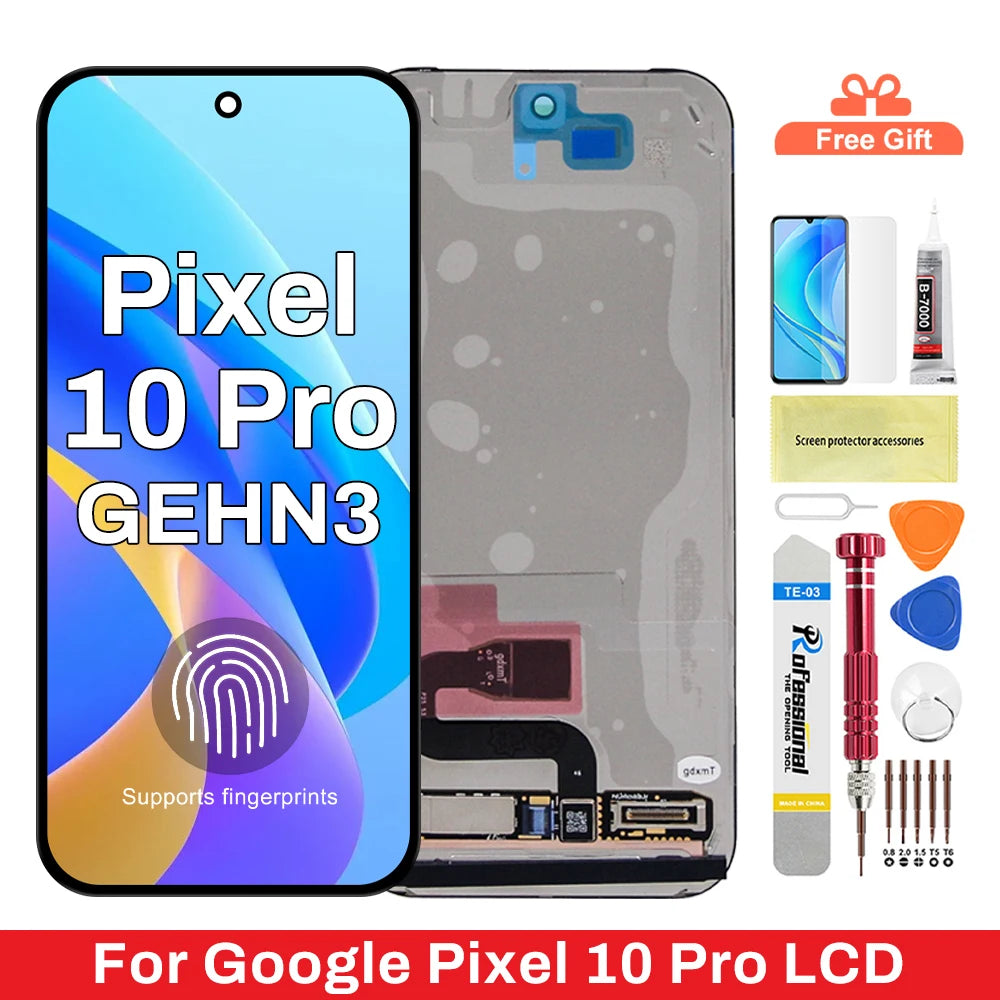 High Quality 6.3'' AMOLED For Google Pixel 10 Pro LCD Display Touch Screen GEHN3 G4QUR GN4F5 Replacement parts Google phone repair parts